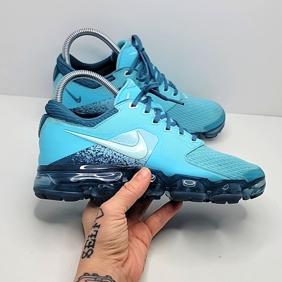 Nike Shoes - Nike | Air VaporMax Plus Bleached Aqua blue sneakers | WMS 6.5/Kids 5